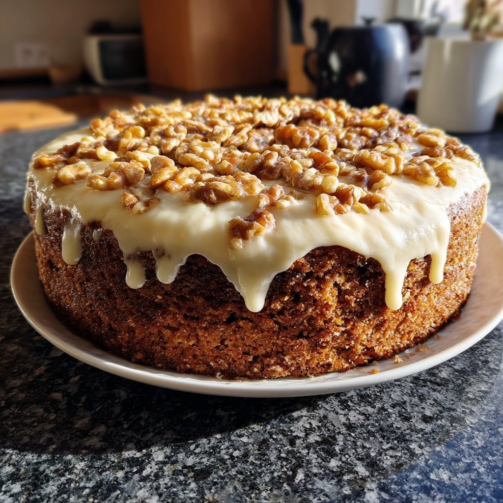 Karottenkuchen Mit Walnüssen