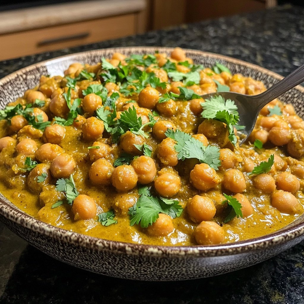 Indisches Kichererbsencurry