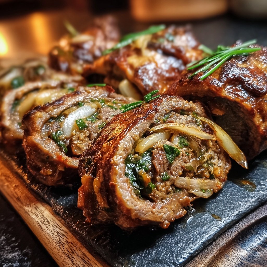 Hausmannskost Rinderrouladen mit Rahmsoße