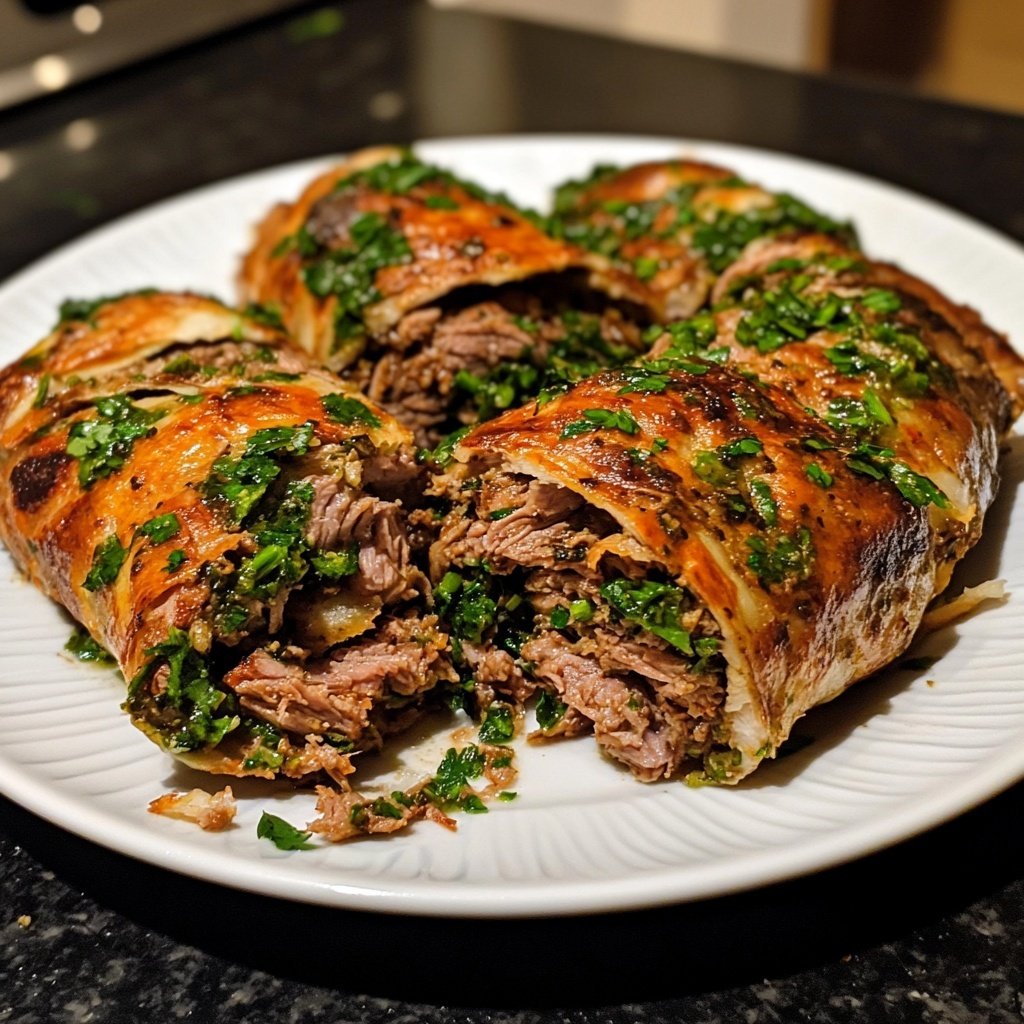 Döner mit Kräutersauce