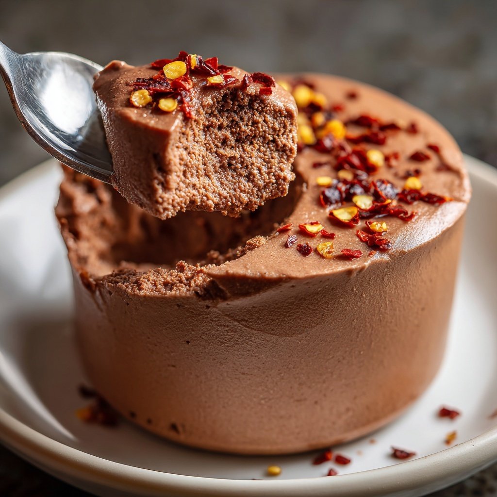 Schokoladenmousse mit Chili