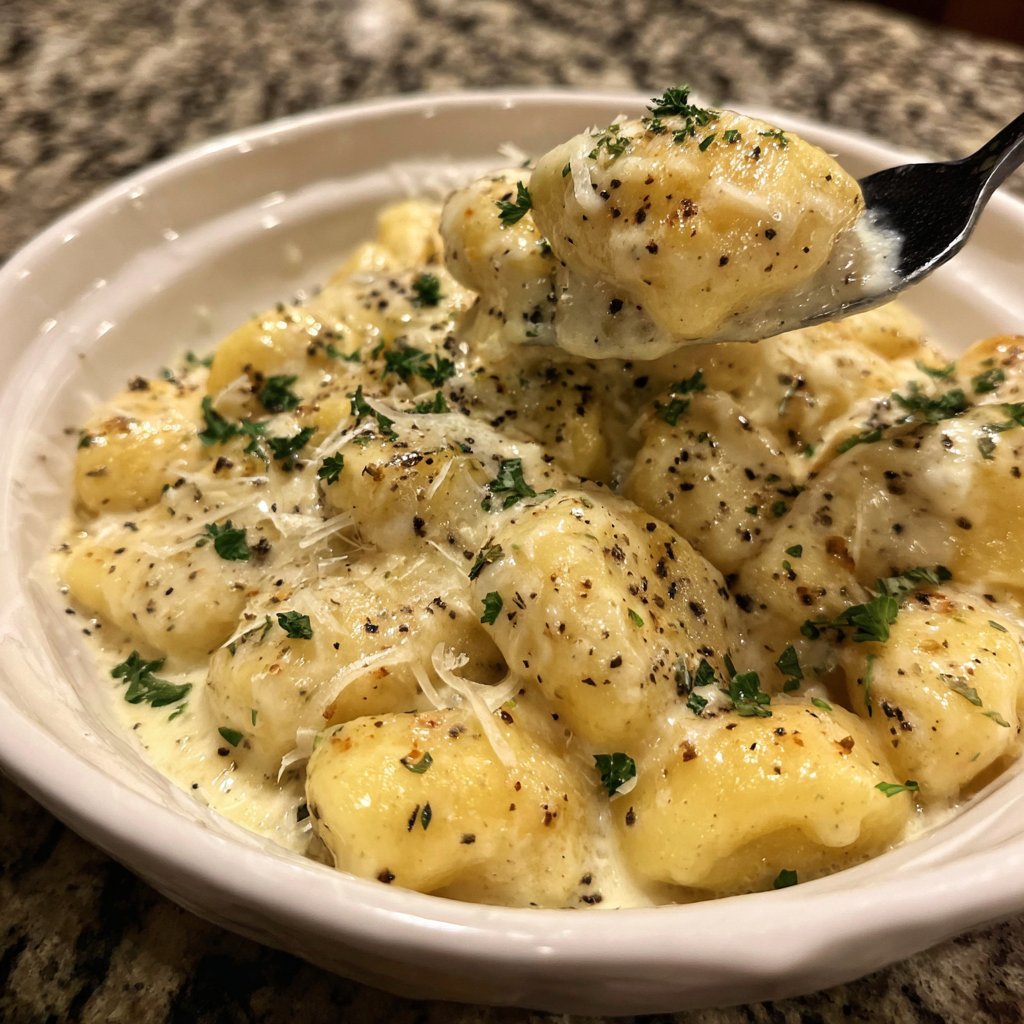Gnocchi mit Trüffelcreme für Paare